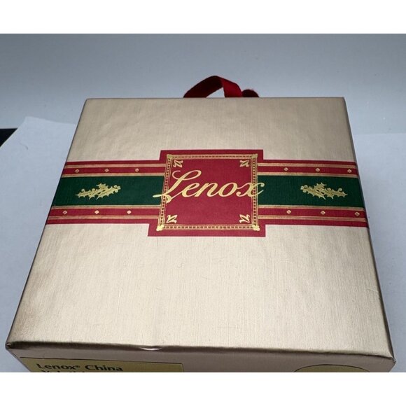 LENOX Locomotive Train Yuletide Christmas Ornament 1987 Rare Collector Piece - Picture 2 of 3